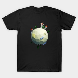 Little Low Poly Planet T-Shirt